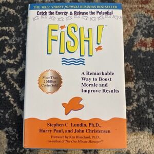 Hyperion Fish!‎ Business Leadership Book Lundin Paul Christensen Hardcover OS